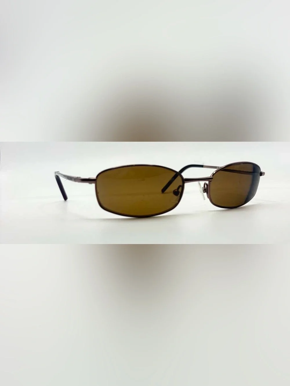 Ralph Lauren 7526/S Brown Oval Metal Sunglasses Frames Only